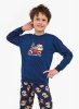 Piżama Cornette Young Boy 966/172 Teddy 2 dł/r Christmas 134-164